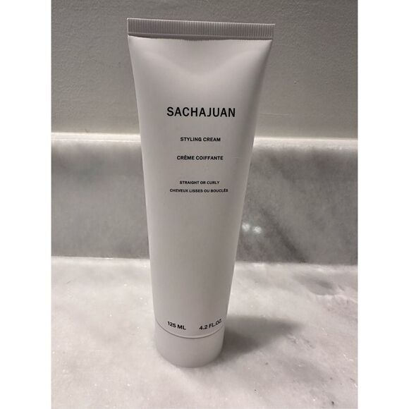 NWT Sachajuan Straight Or Curly White Styling Hair Cream 4.2fl oz - Picture 1 of 2